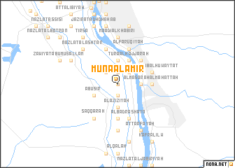 map of Munā al Amīr