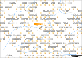 map of Muñalén