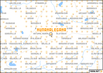 map of Munamalegama