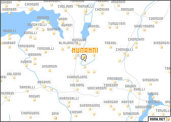 map of Munam-ni