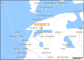 map of Munamota