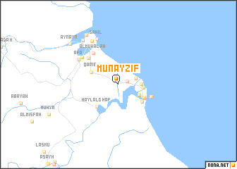 map of Munayzif