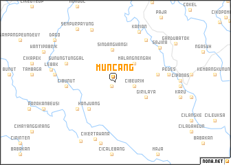 map of Muncang