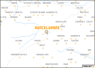 map of Muncelu Mare