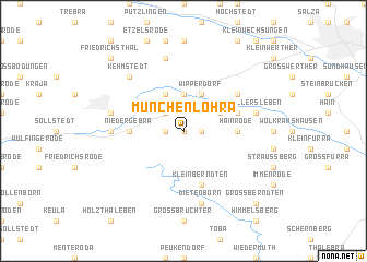 map of Münchenlohra