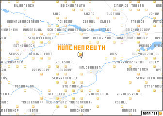 map of Münchenreuth