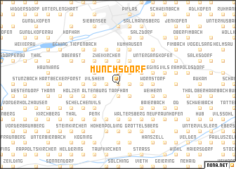 map of Münchsdorf