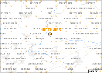 map of Münchwies