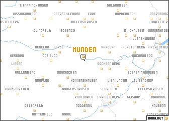 map of Münden