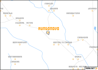 map of Mundo Novo