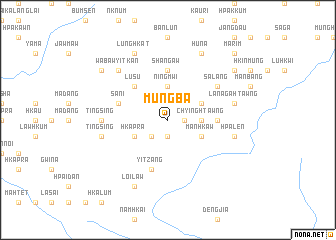 map of Mungba