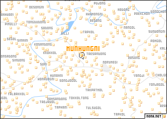 map of Munhŭng-ni