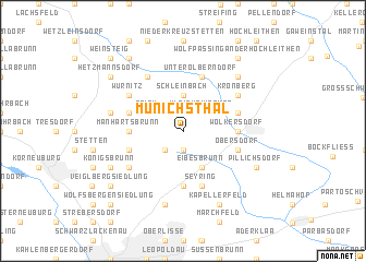 map of Münichsthal
