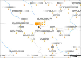 map of Muñico