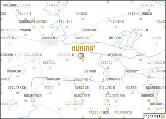 map of Munina
