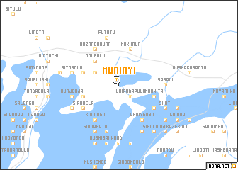 map of Muninyi