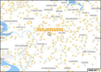 map of Munjŏng-dong