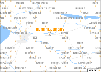 map of Munka-Ljungby