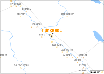 map of Munkebol