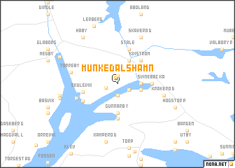 map of Munkedals Hamn