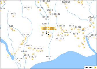 map of Munobol