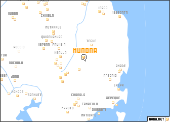 map of Munona