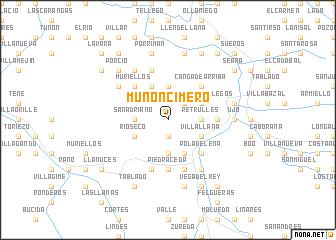 map of Muñón Cimero