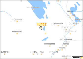 map of Muñoz