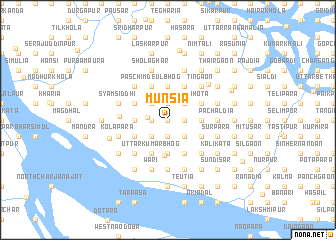 map of Munsia