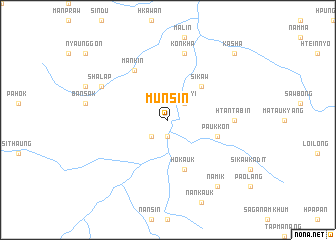 map of Munsin