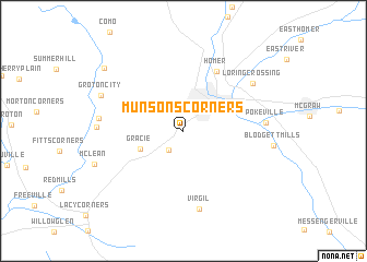 map of Munsons Corners
