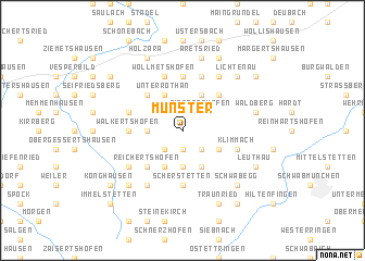 map of Münster