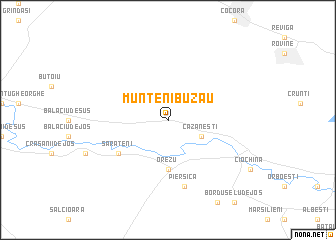 map of Munteni Buzău