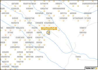 map of Mununga