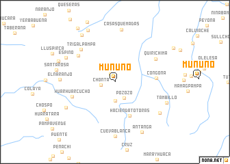 map of Muñuño