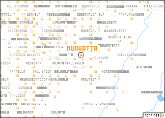 map of Munwatta