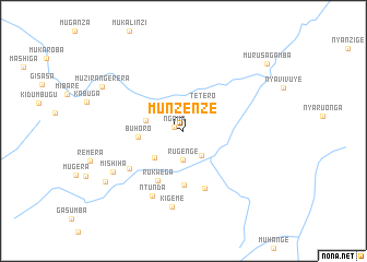 map of Munzenze