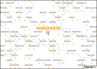 map of Mường Khiêng