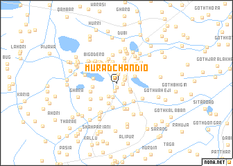 map of Murād Chāndio