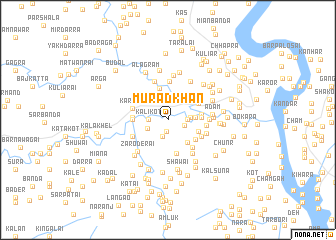 map of Murād Khān