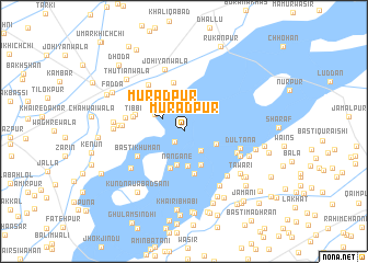 map of Murādpur