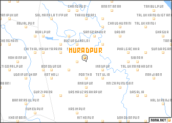 map of Murādpur