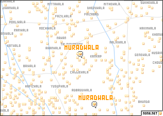 map of Murādwāla