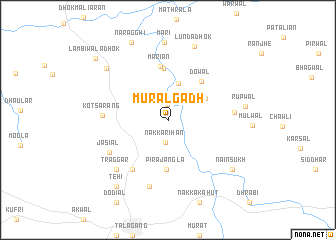 map of Murāl Gadh