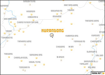 map of Muran-dong