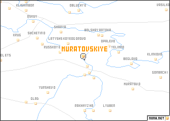 map of Muratovskiye
