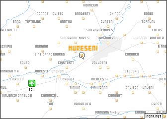 map of Mureşeni