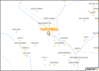 map of Mūrīābād