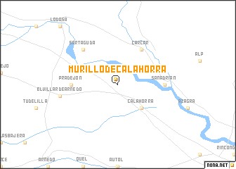 map of Murillo de Calahorra