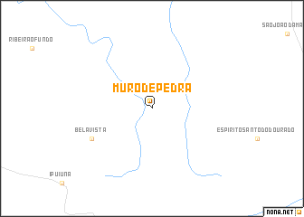map of Muro de Pedra